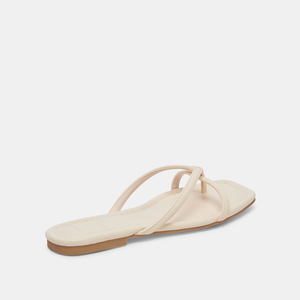 Dolce Vita Lucca Women Sandals Cream | US-708156DYI