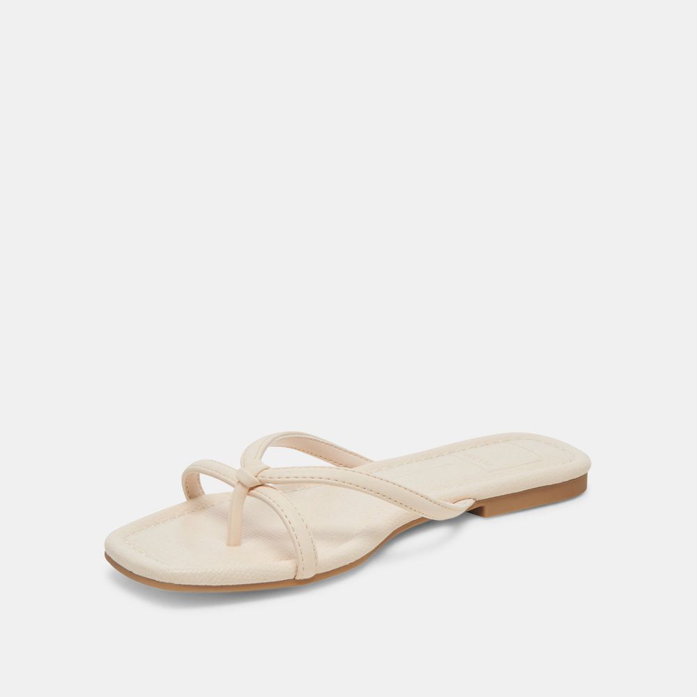 Dolce Vita Lucca Women Sandals Cream | US-708156DYI