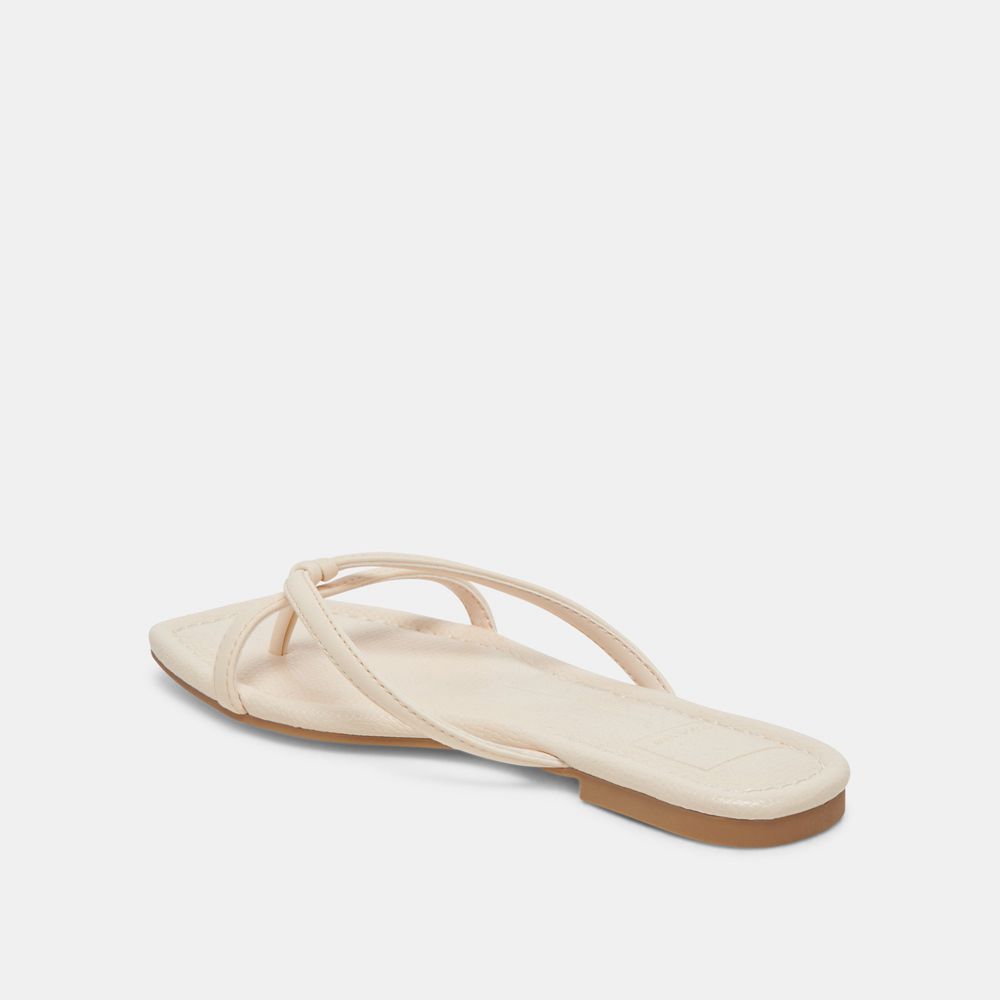 Dolce Vita Lucca Women Sandals Cream | US-708156DYI