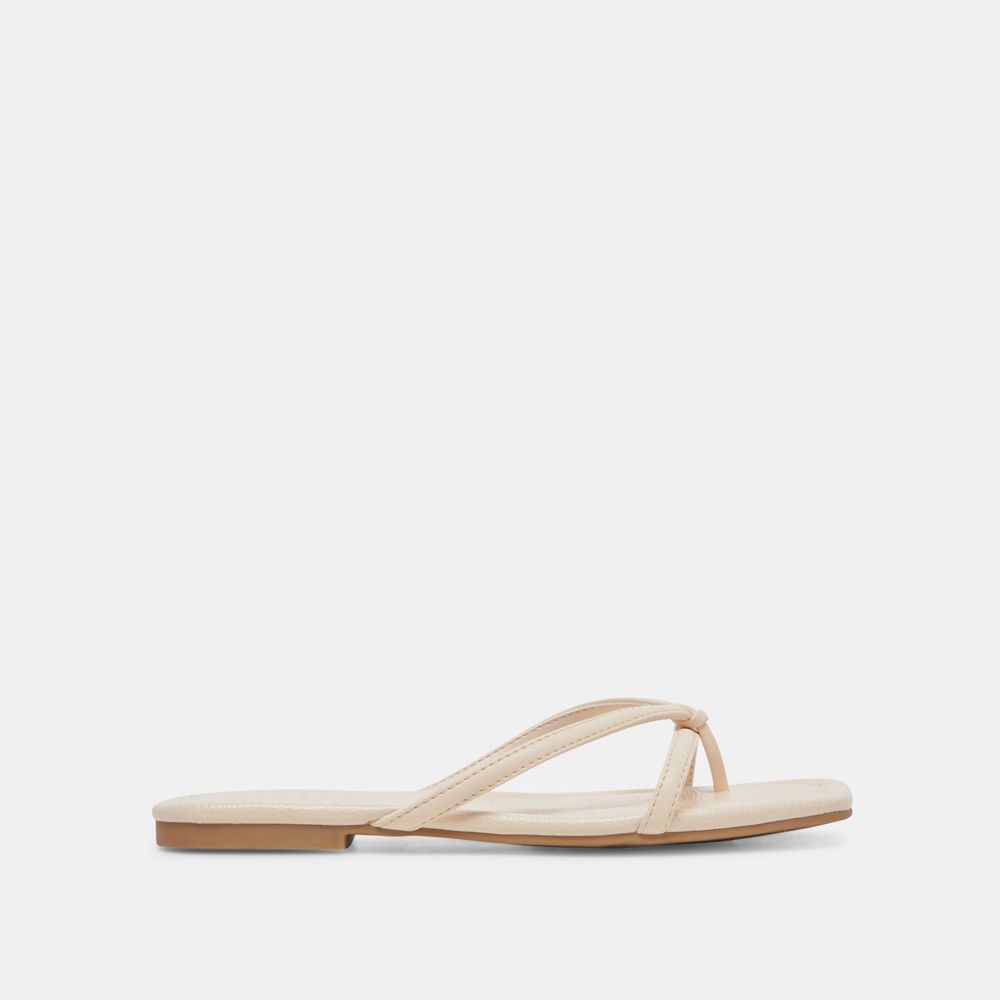 Dolce Vita Lucca Women Sandals Cream | US-708156DYI