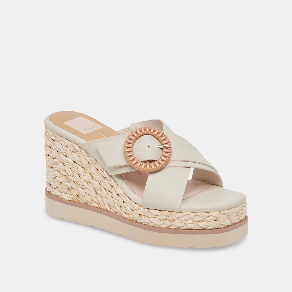 Dolce Vita Luiz Women Wedges Cream | US-018924IEZ