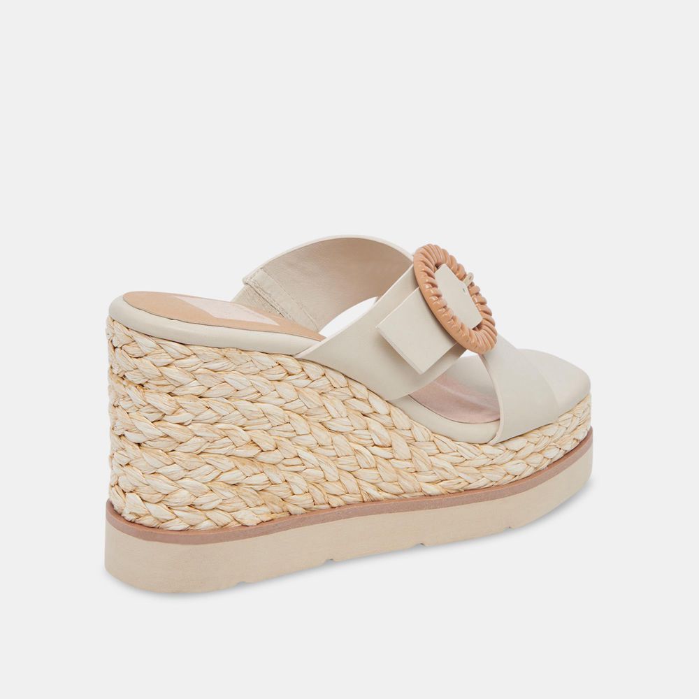 Dolce Vita Luiz Women Wedges Cream | US-018924IEZ