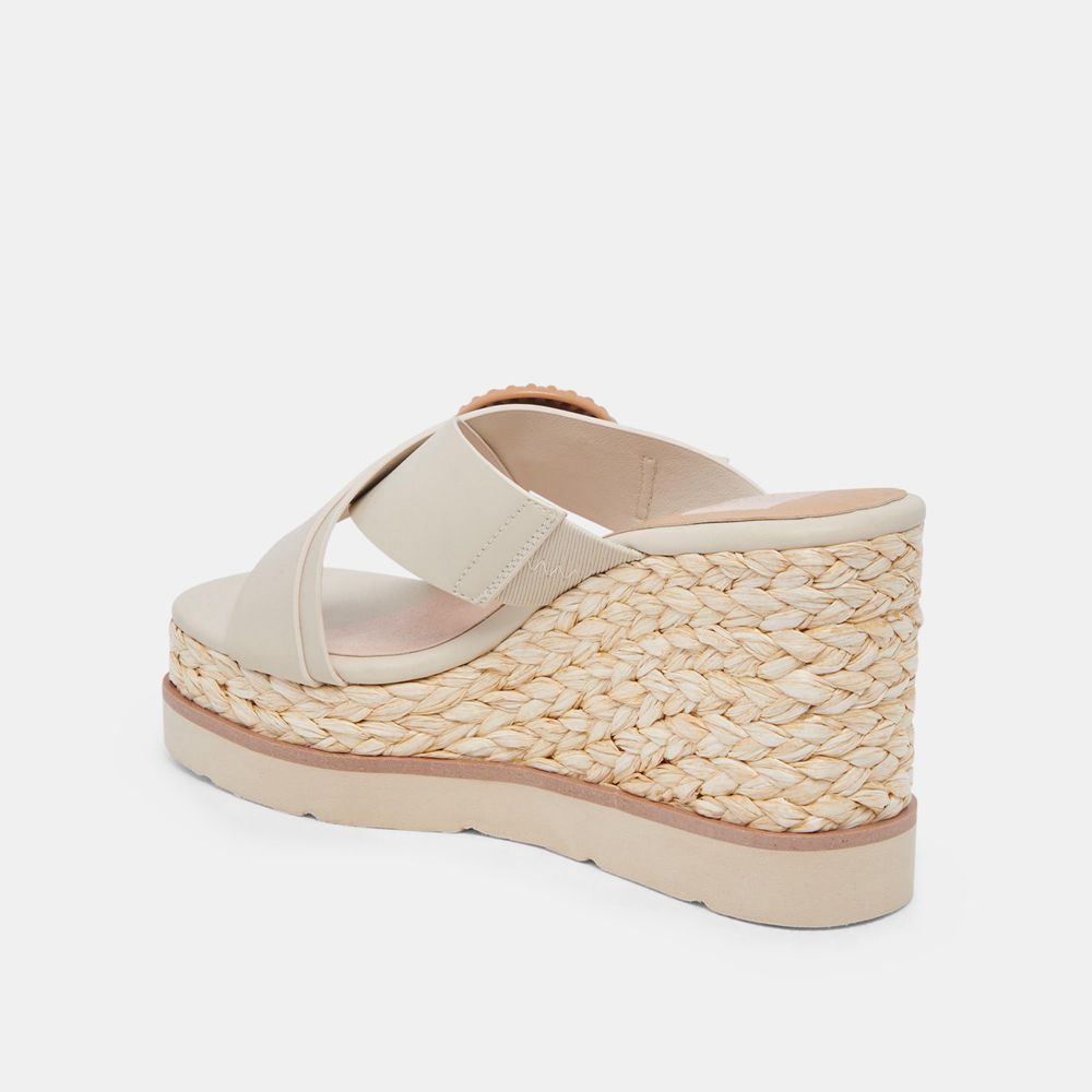 Dolce Vita Luiz Women Wedges Cream | US-018924IEZ