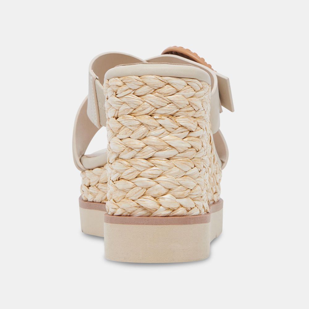 Dolce Vita Luiz Women Wedges Cream | US-018924IEZ