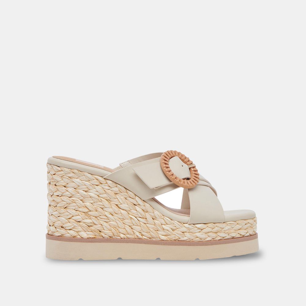 Dolce Vita Luiz Women Wedges Cream | US-018924IEZ