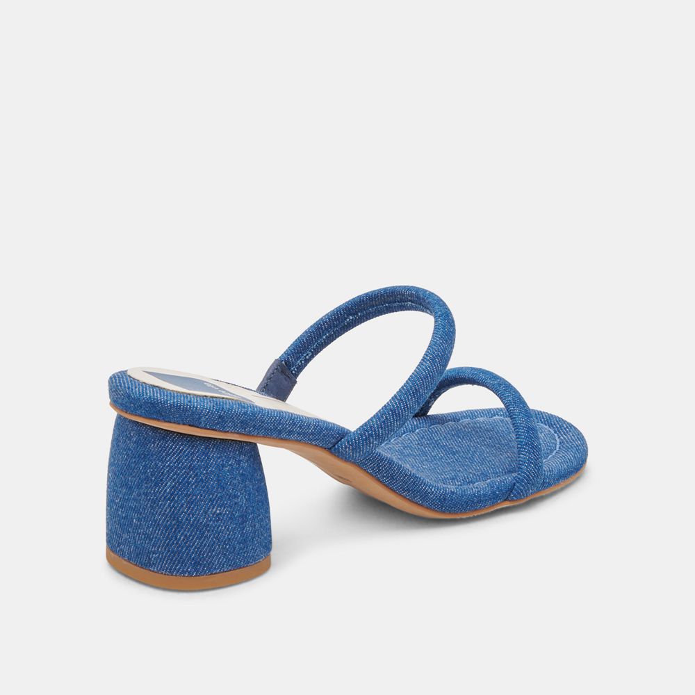 Dolce Vita Mandie Denim Women Heels Blue | US-951638PMR