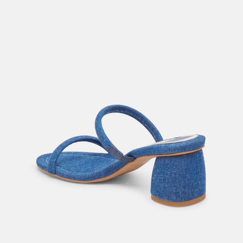 Dolce Vita Mandie Denim Women Heels Blue | US-951638PMR