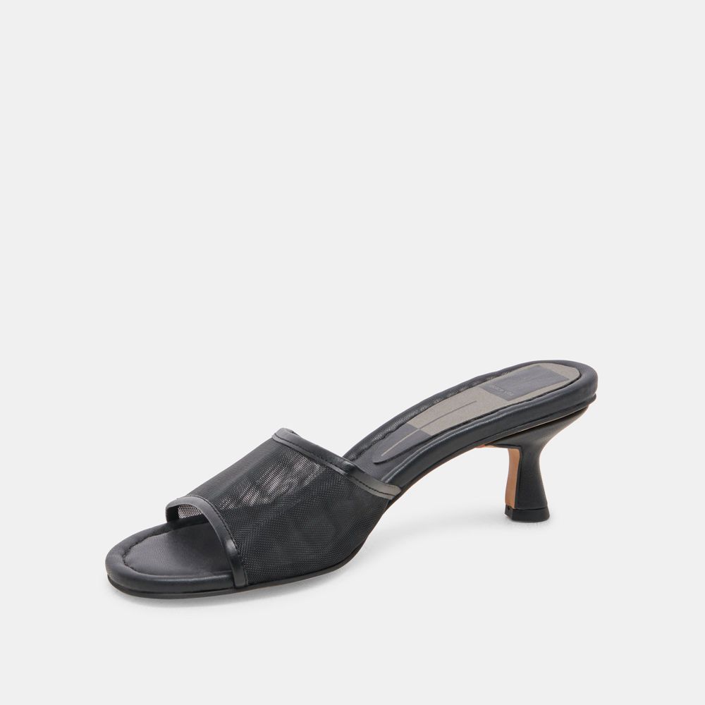 Dolce Vita Meeza Women Heels Sandals Black | US-394521NTC