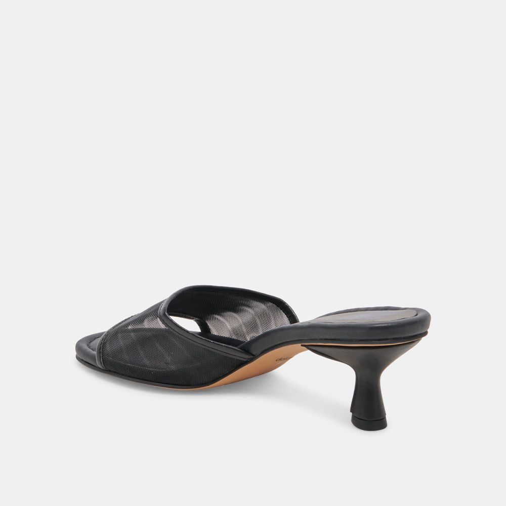 Dolce Vita Meeza Women Heels Sandals Black | US-394521NTC