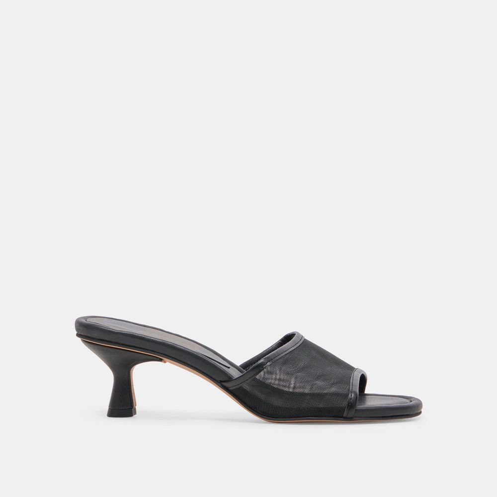 Dolce Vita Meeza Women Heels Sandals Black | US-394521NTC