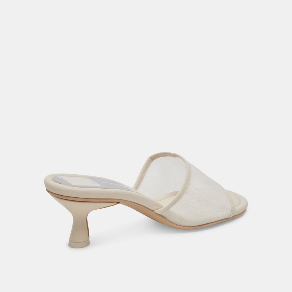 Dolce Vita Meeza Women Heels Sandals Cream | US-021486CZD