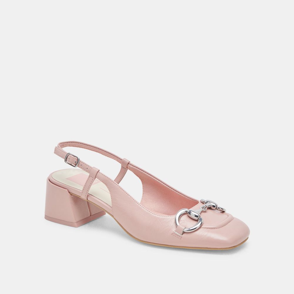 Dolce Vita Melli Crinkle Patent Women Heels Pink | US-643105JUB