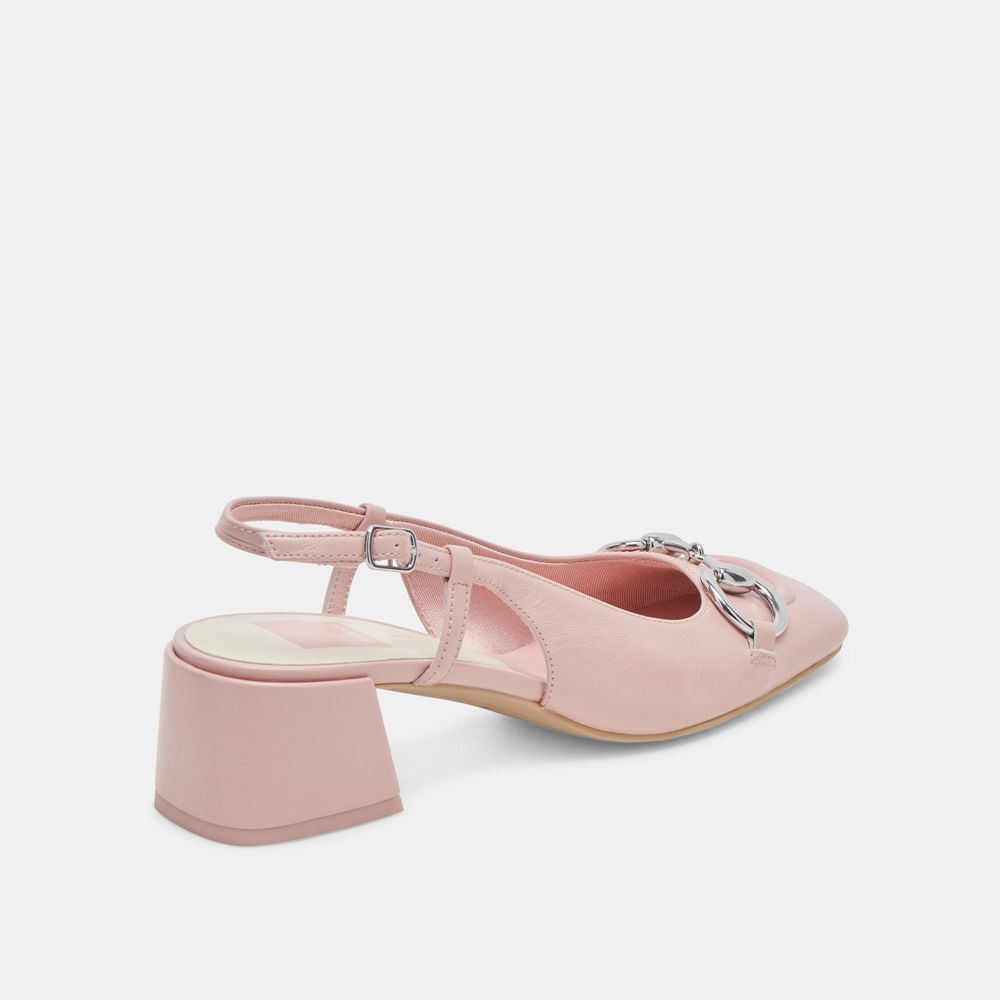 Dolce Vita Melli Crinkle Patent Women Heels Pink | US-643105JUB