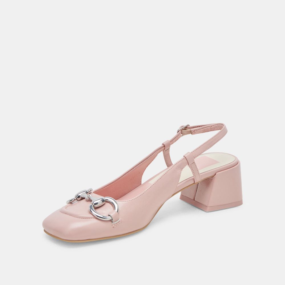 Dolce Vita Melli Crinkle Patent Women Heels Pink | US-643105JUB