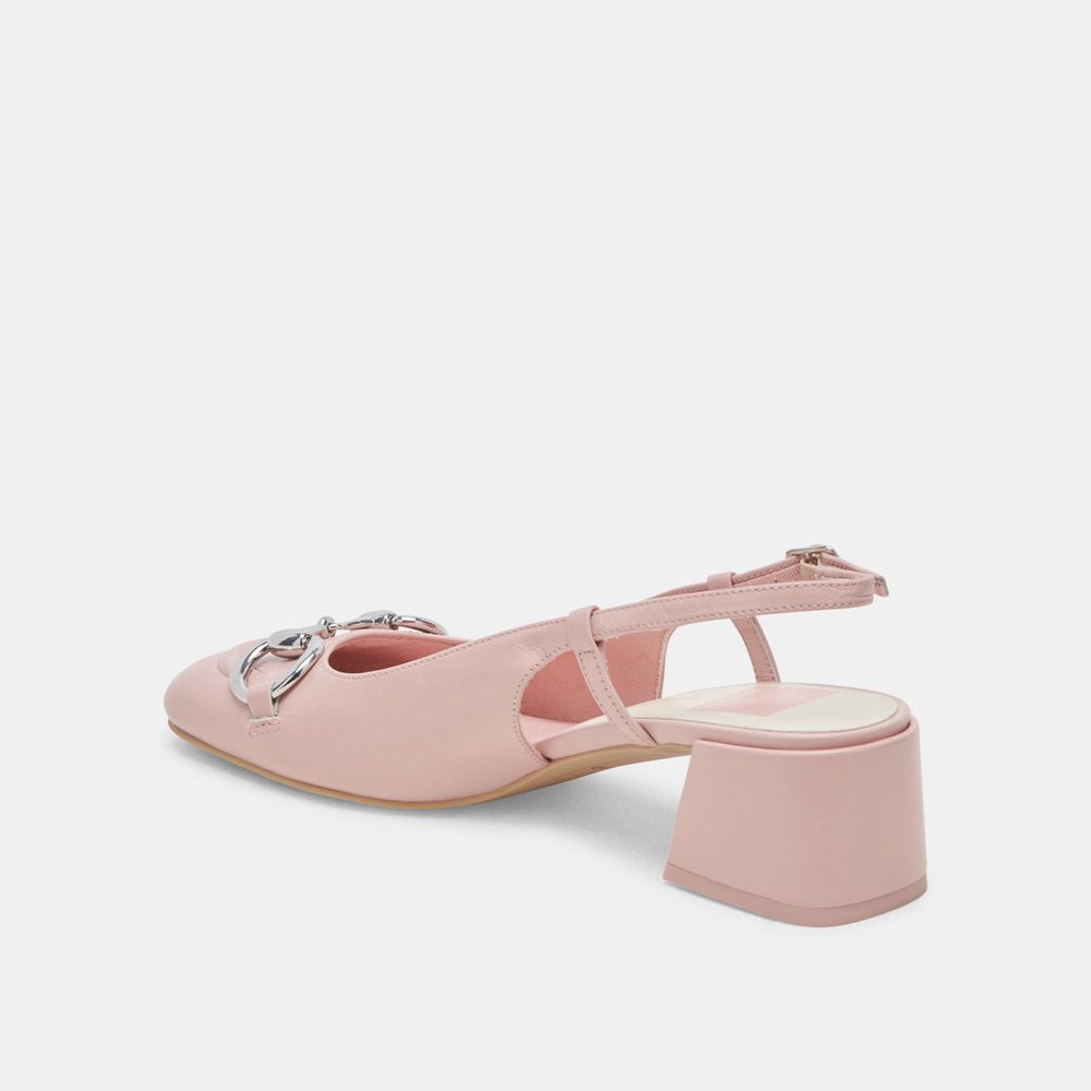 Dolce Vita Melli Crinkle Patent Women Heels Pink | US-643105JUB