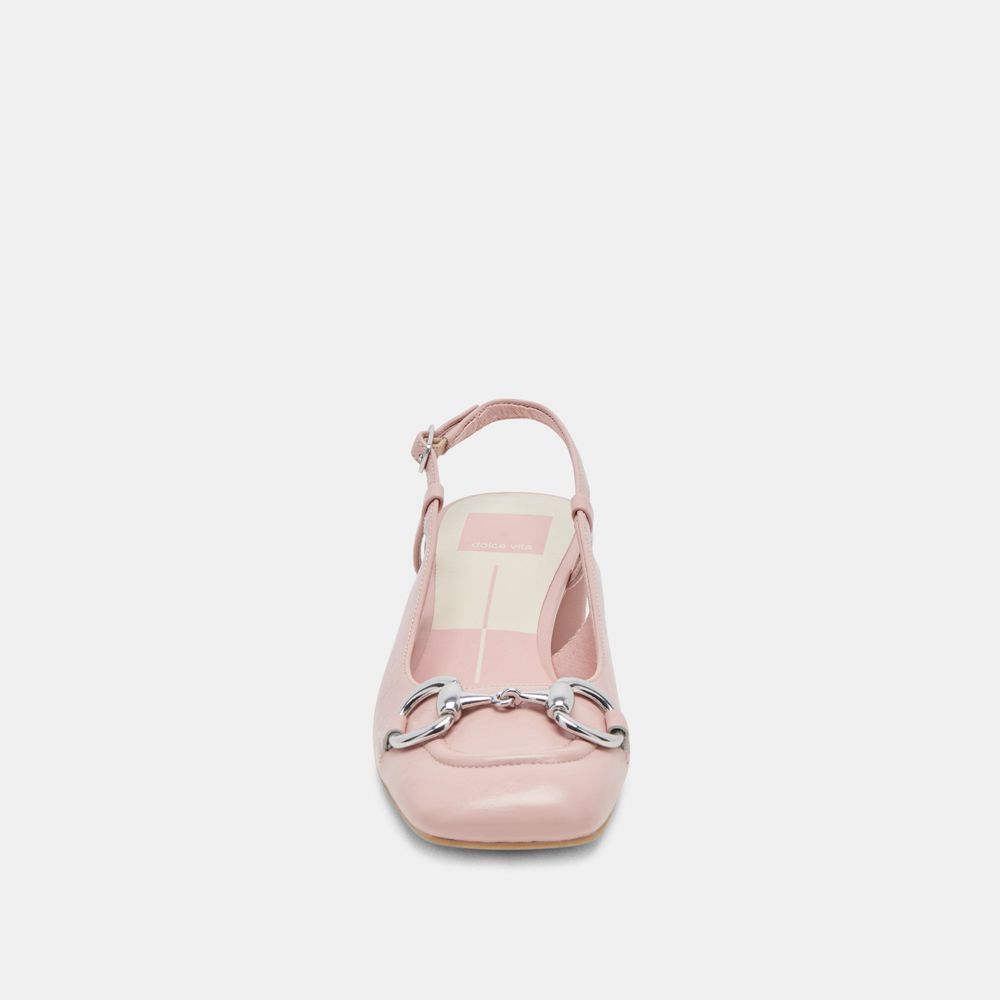 Dolce Vita Melli Crinkle Patent Women Heels Pink | US-643105JUB