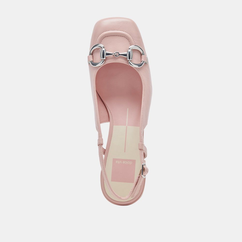 Dolce Vita Melli Crinkle Patent Women Heels Pink | US-643105JUB