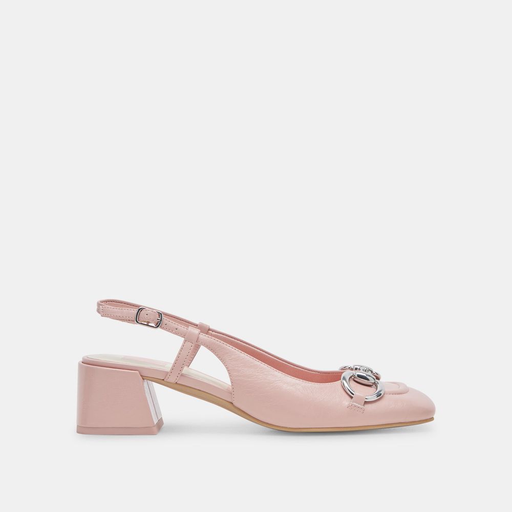 Dolce Vita Melli Crinkle Patent Women Heels Pink | US-643105JUB