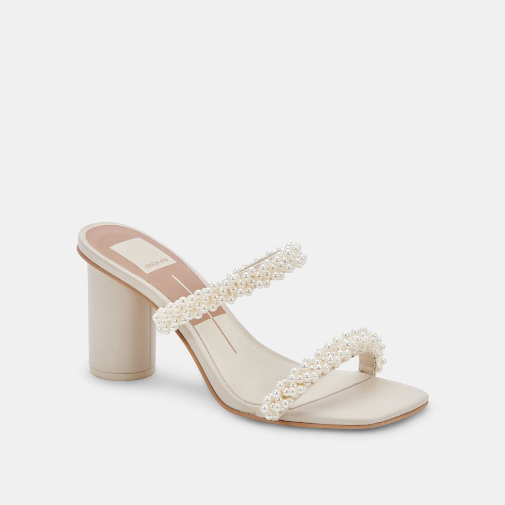 Dolce Vita Noel Women Heels White | US-493276PEF