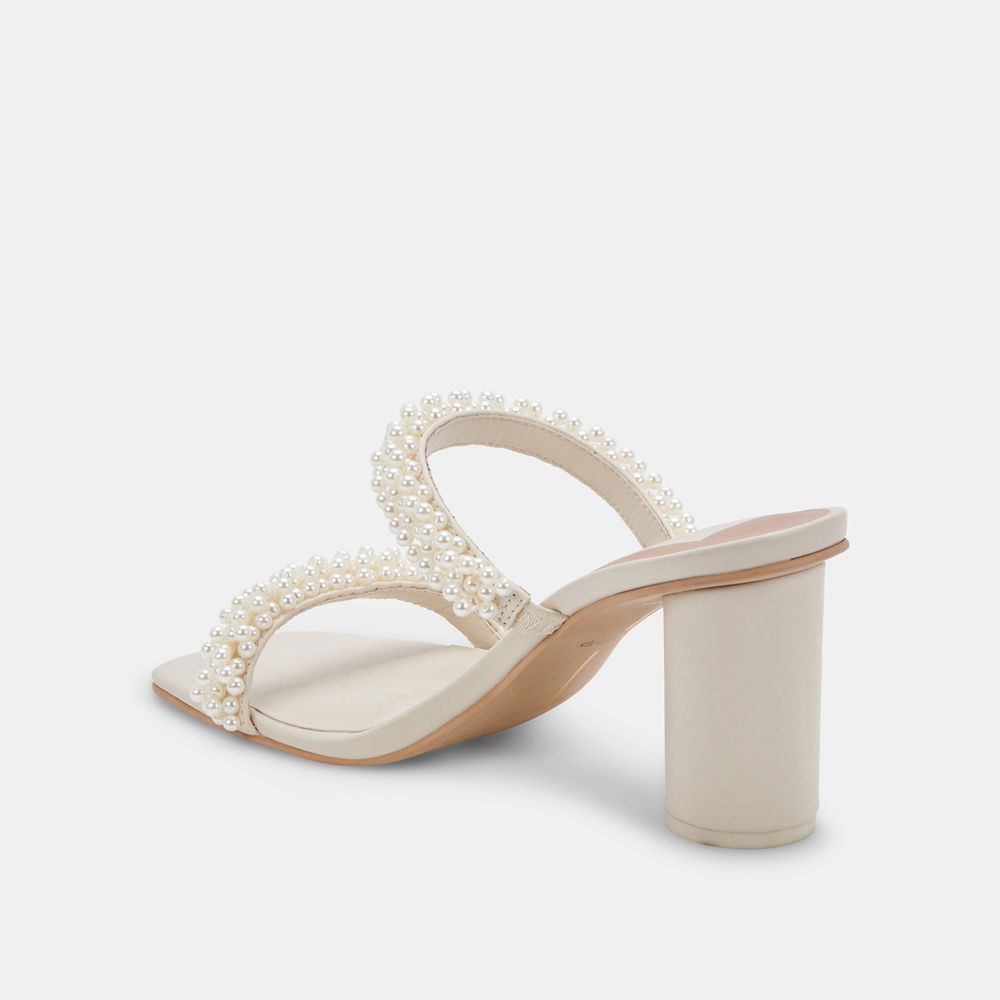 Dolce Vita Noel Women Heels White | US-493276PEF