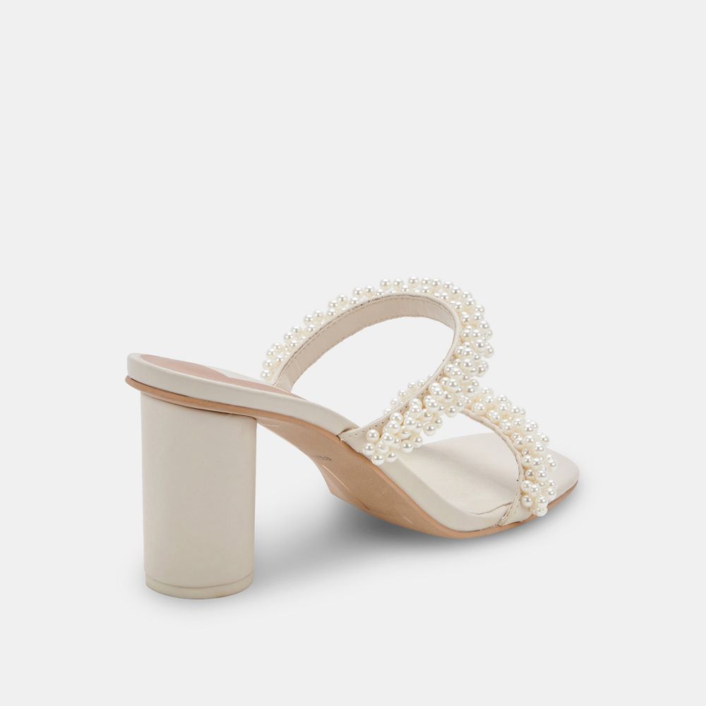 Dolce Vita Noel Women Heels White | US-847250ORH