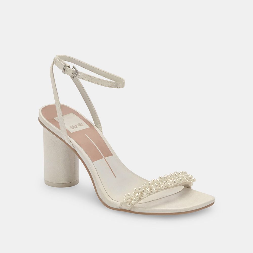 Dolce Vita Nory Women Heels White | US-147602LQW