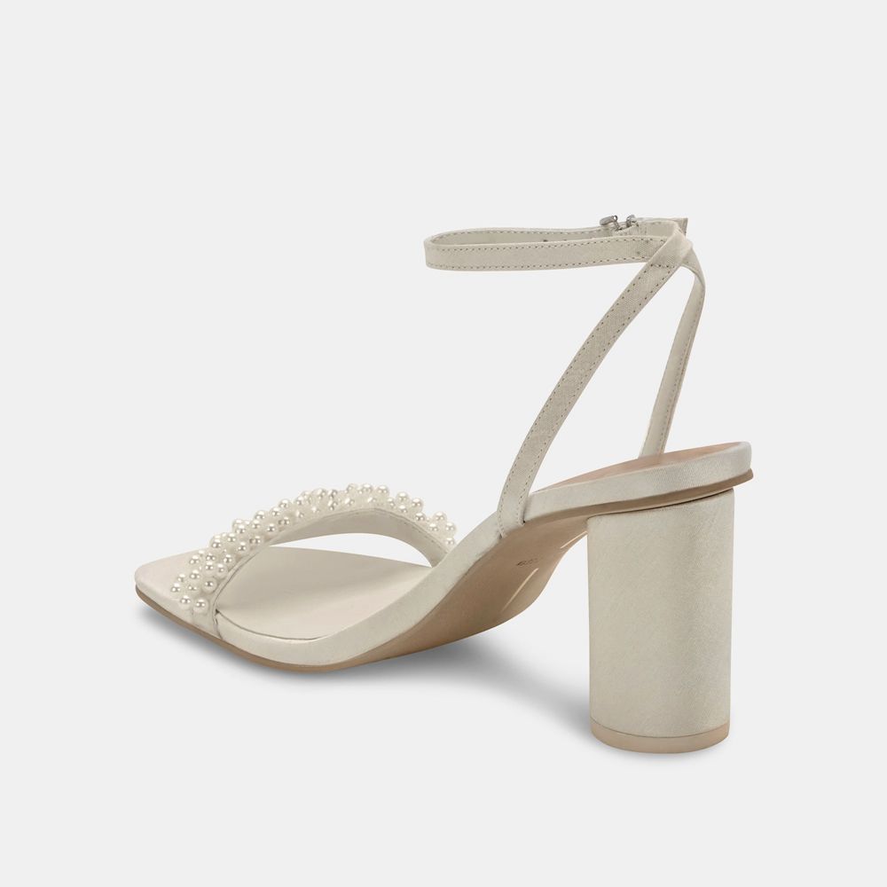 Dolce Vita Nory Women Heels White | US-147602LQW