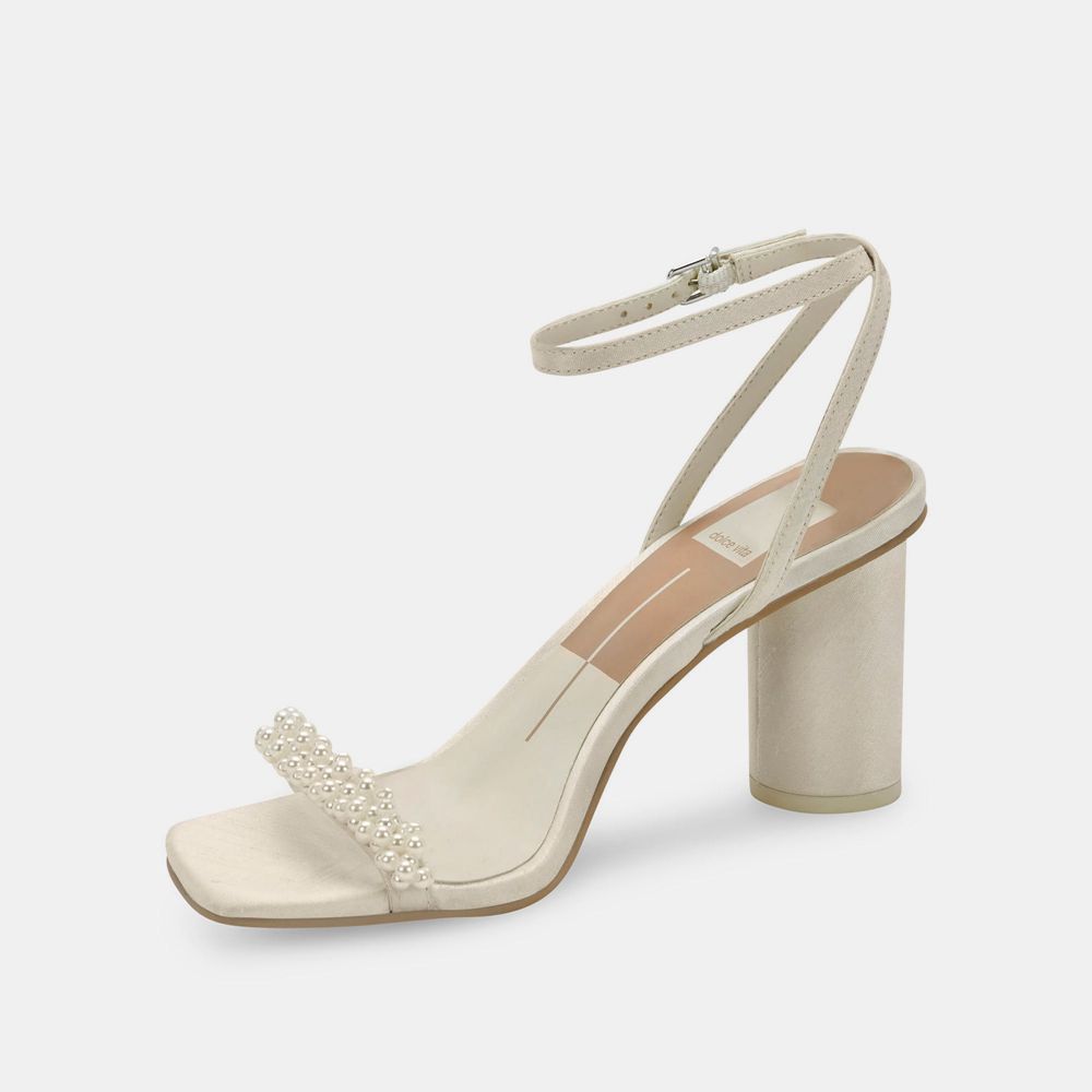 Dolce Vita Nory Women Heels White | US-147602LQW