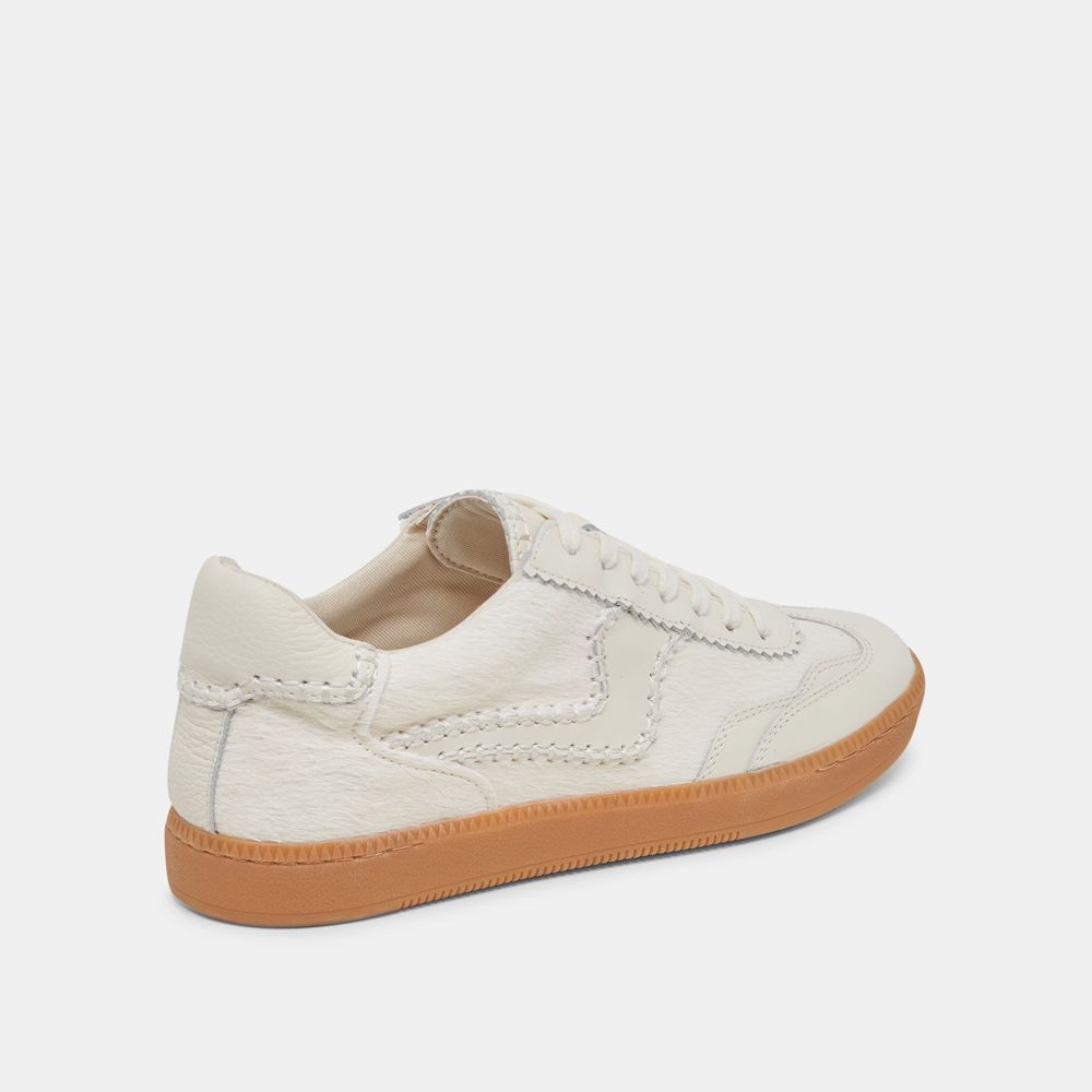 Dolce Vita Notice Stitch Women Sneakers Cream | US-761049AWE