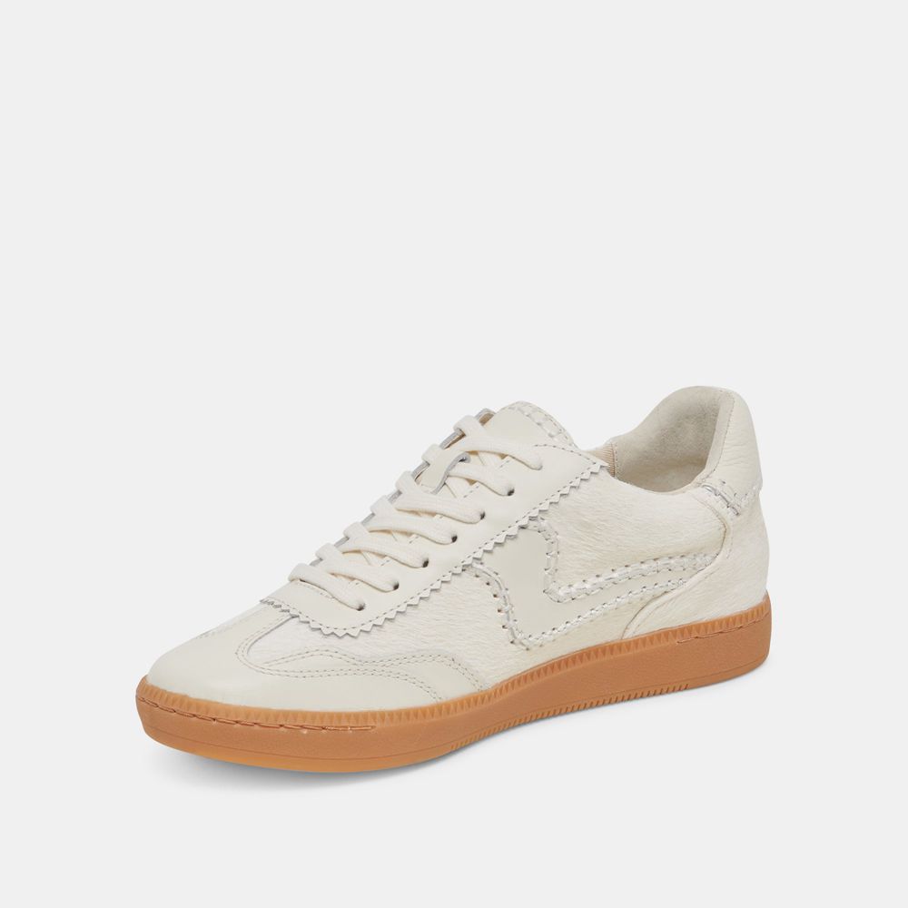 Dolce Vita Notice Stitch Women Sneakers Cream | US-761049AWE