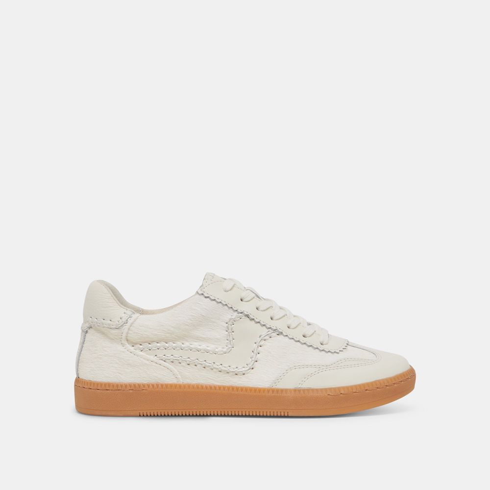 Dolce Vita Notice Stitch Women Sneakers Cream | US-761049AWE