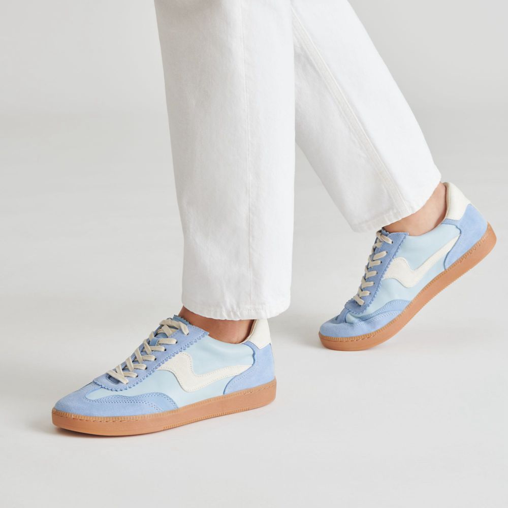 Dolce Vita Notice Suede Women Sneakers Blue | US-912457CLK