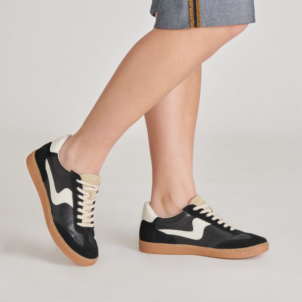 Dolce Vita Notice Suede Women Sneakers Black | US-306125TQC