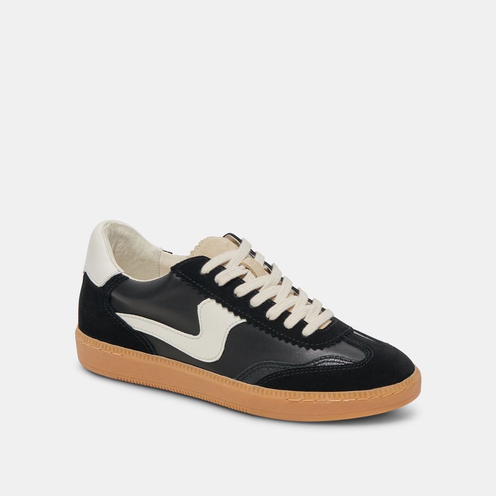 Dolce Vita Notice Suede Women Sneakers Black | US-306125TQC