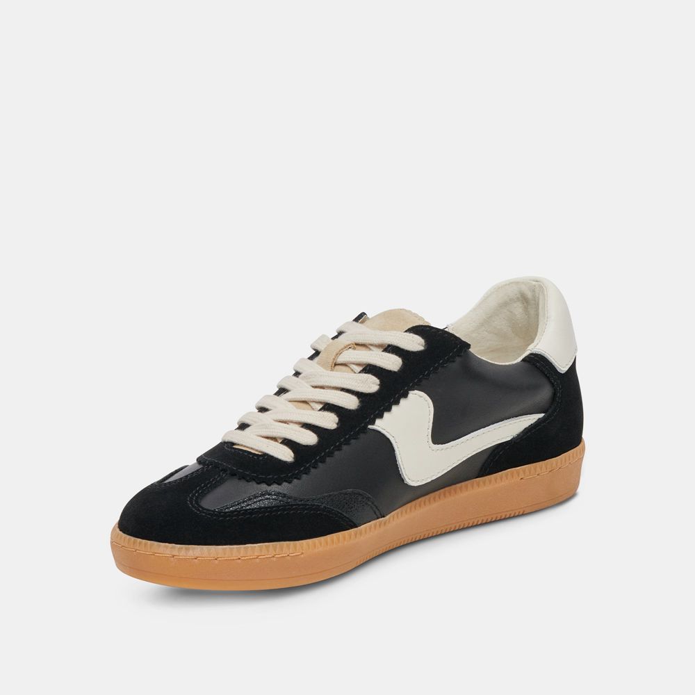 Dolce Vita Notice Suede Women Sneakers Black | US-306125TQC