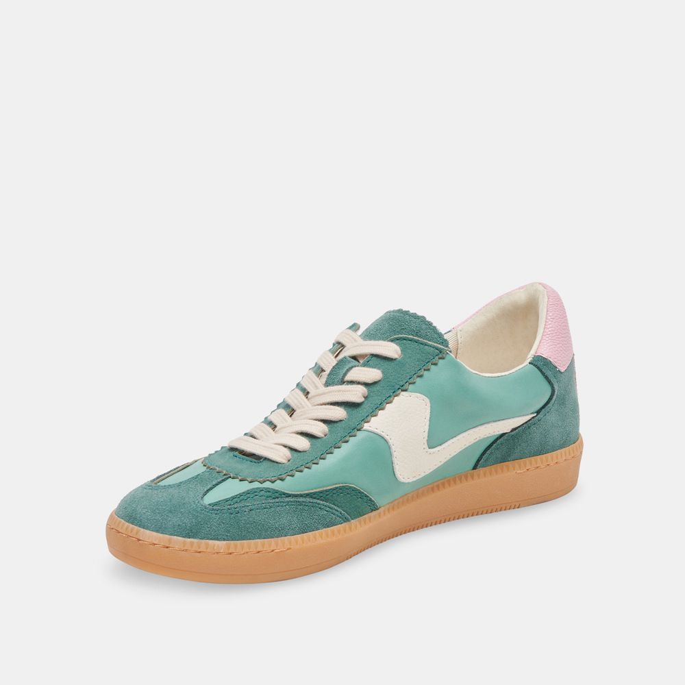 Dolce Vita Notice Suede Women Sneakers Green | US-416802ITO