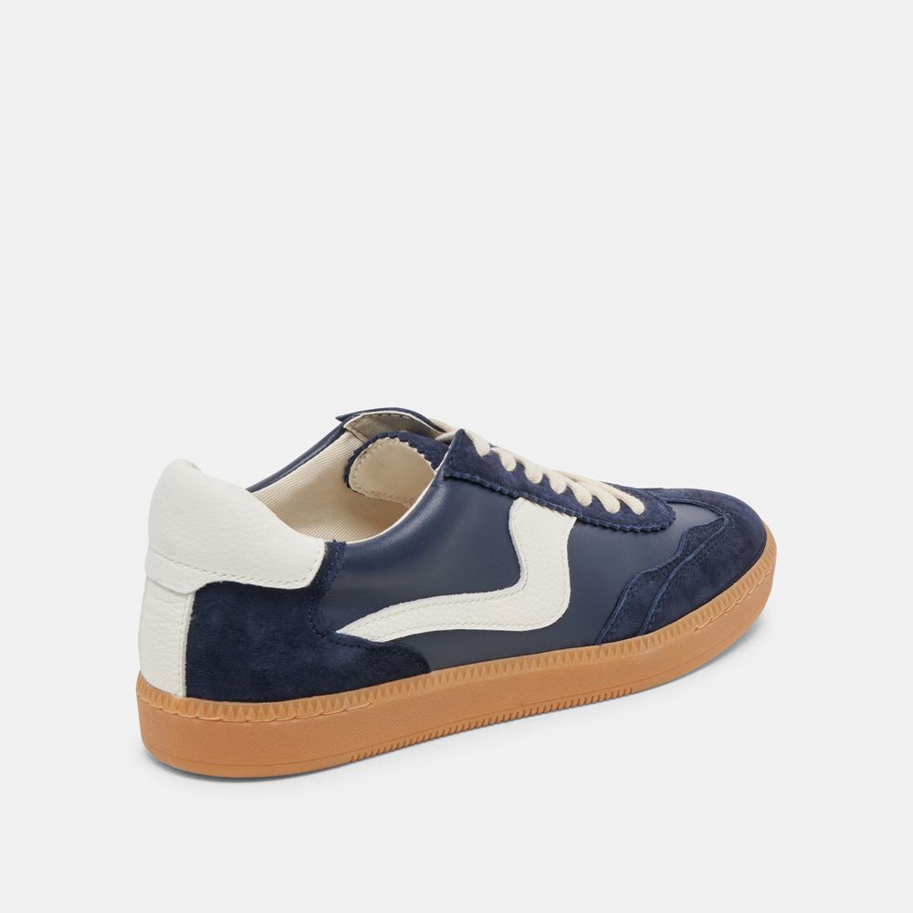 Dolce Vita Notice Suede Women Sneakers Navy | US-401978OUK