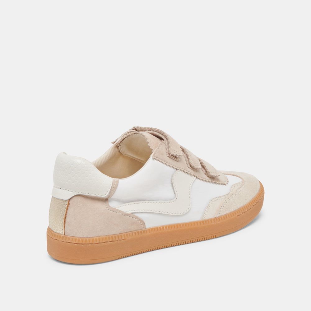 Dolce Vita Notice Velcro Women Sneakers Cream / Multicolor | US-134756EAW