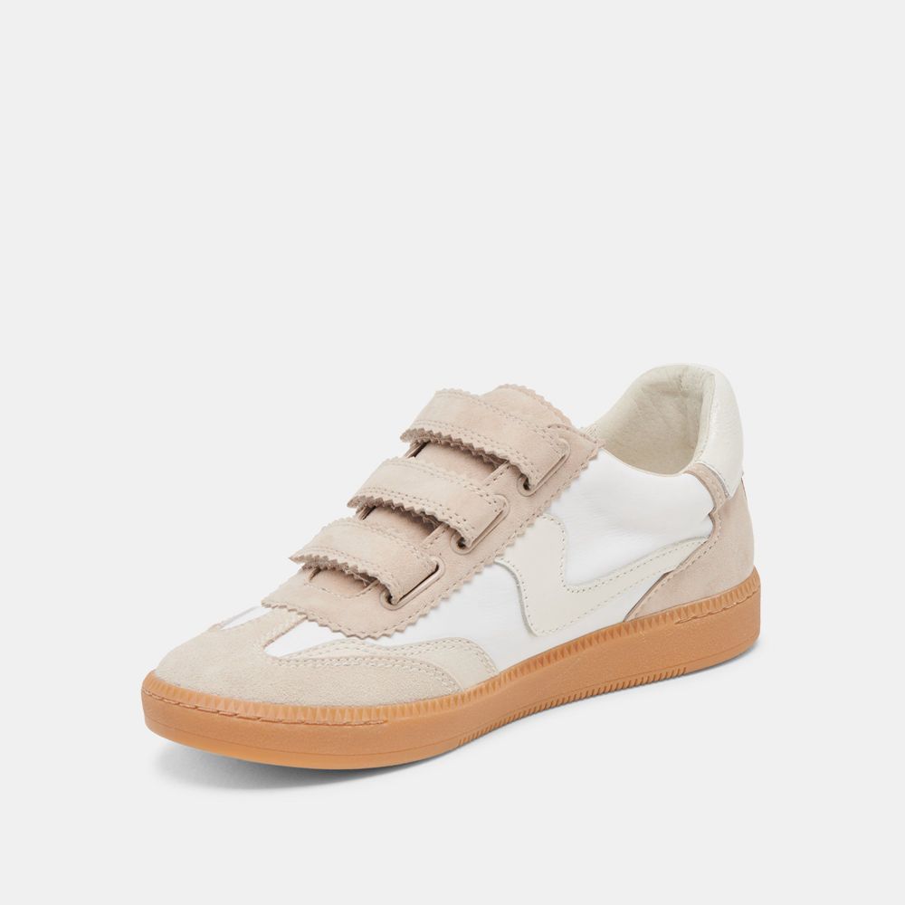 Dolce Vita Notice Velcro Women Sneakers Cream / Multicolor | US-134756EAW