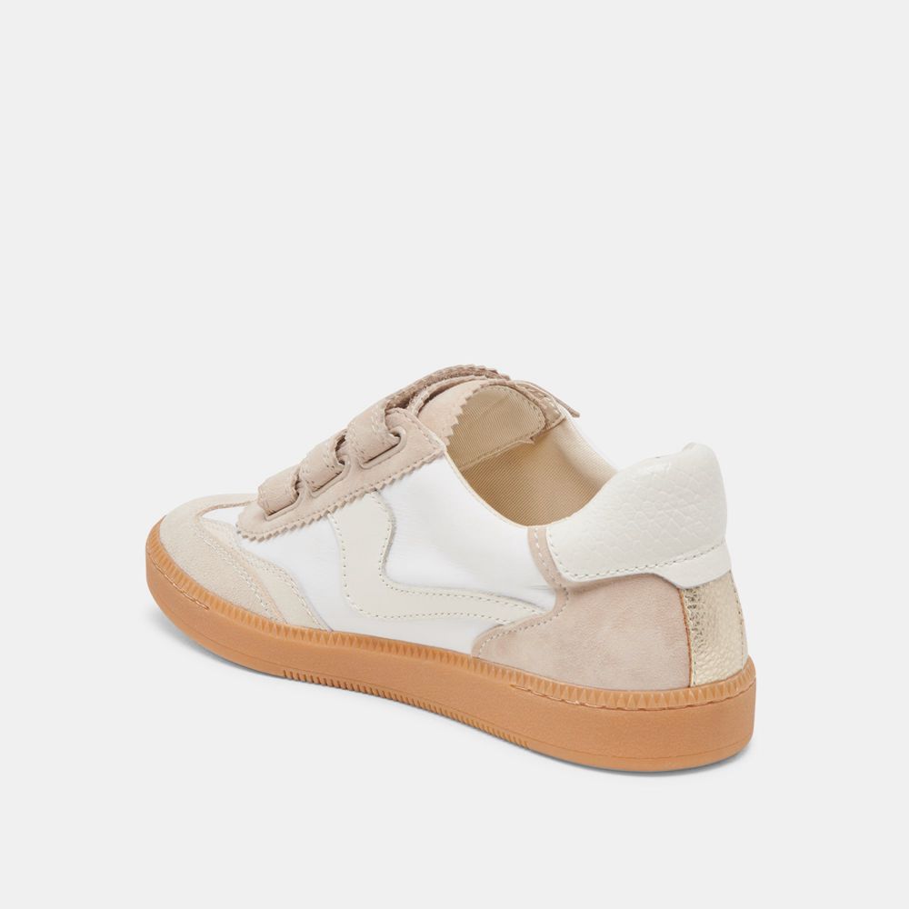 Dolce Vita Notice Velcro Women Sneakers Cream / Multicolor | US-134756EAW