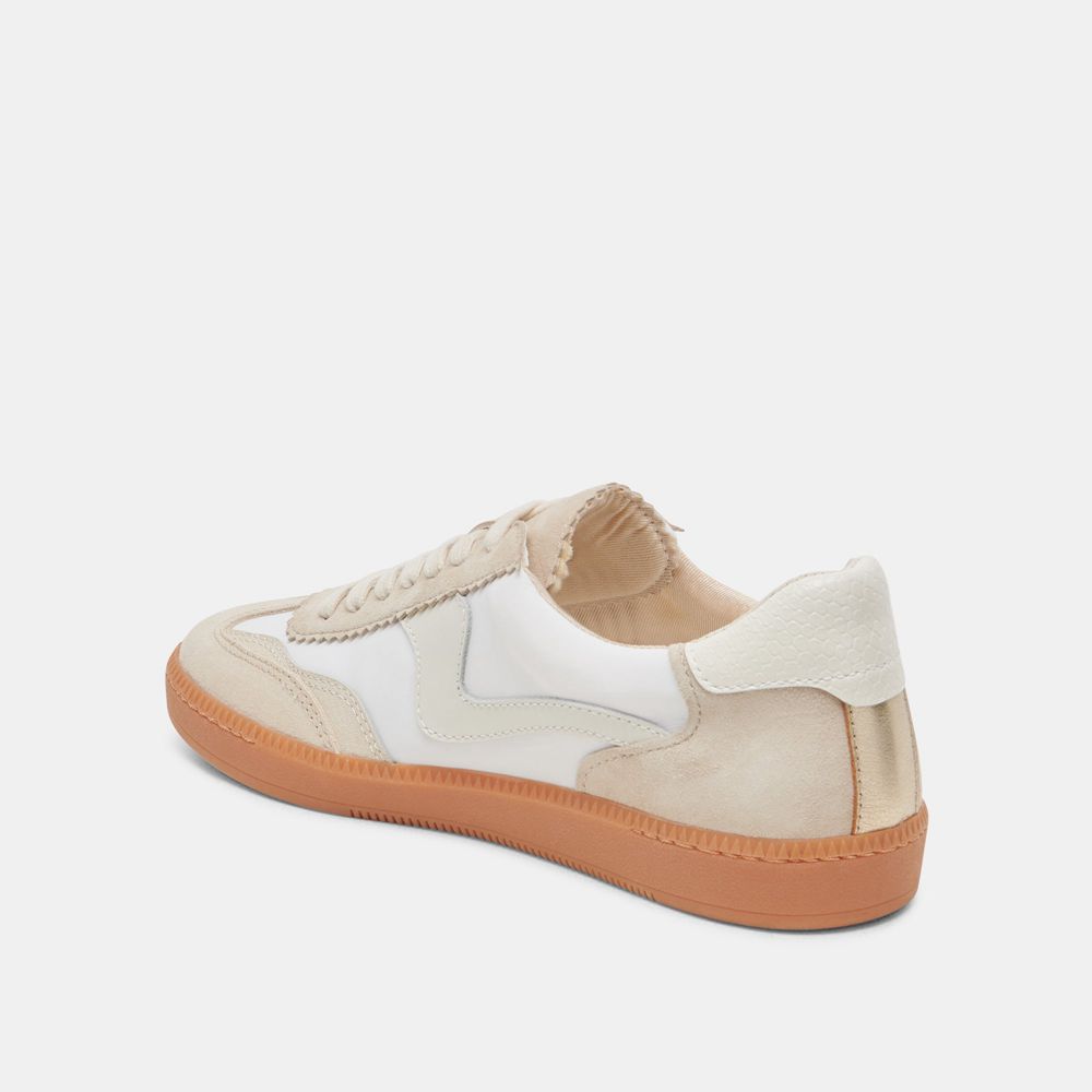 Dolce Vita Notice Wide Women Sneakers Cream / Multicolor | US-690132BEN