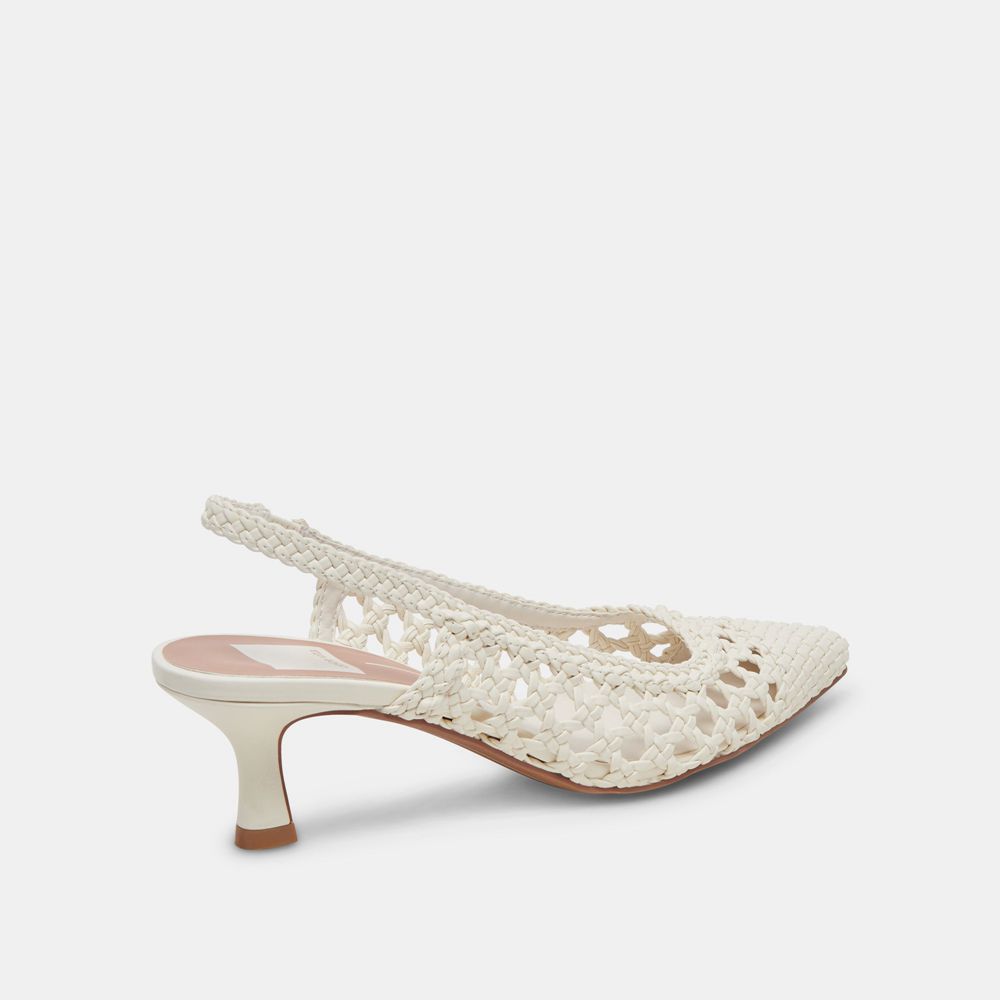 Dolce Vita Olympa Women Heels White | US-679580XAO