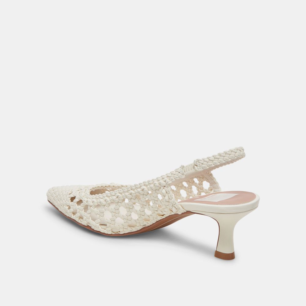 Dolce Vita Olympa Women Heels White | US-679580XAO