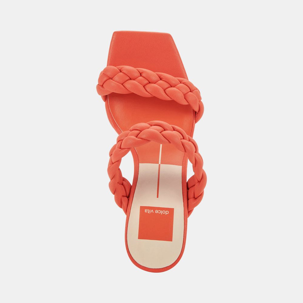 Dolce Vita Paily Women Heels Orange Red | US-760825CZQ