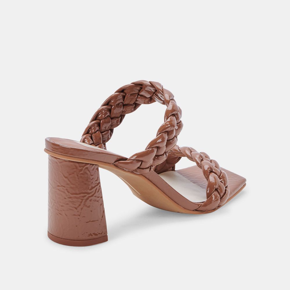 Dolce Vita Paily Women Heels Sandals Brown | US-029786DQI