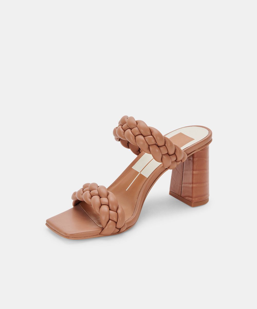 Dolce Vita Paily Women Heels Sandals Chocolate | US-845012DPM