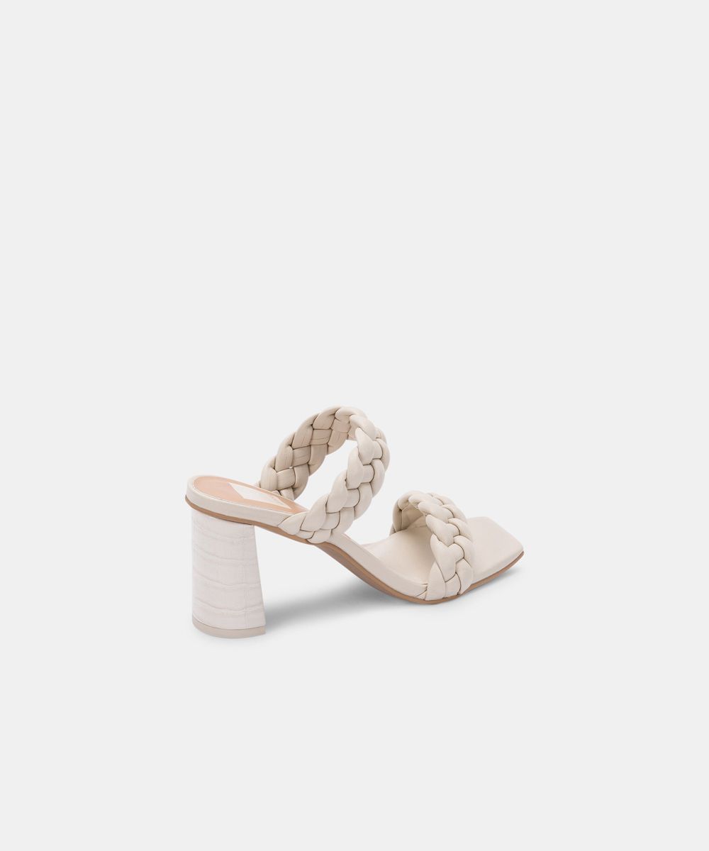 Dolce Vita Paily Women Heels Sandals Cream | US-175986SCU