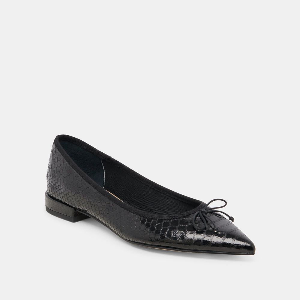 Dolce Vita Palani Women Ballet Flats Black | US-804291VUJ