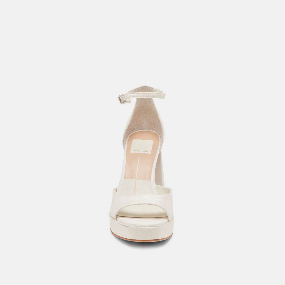 Dolce Vita Pandro Women Heels White | US-632701BXP