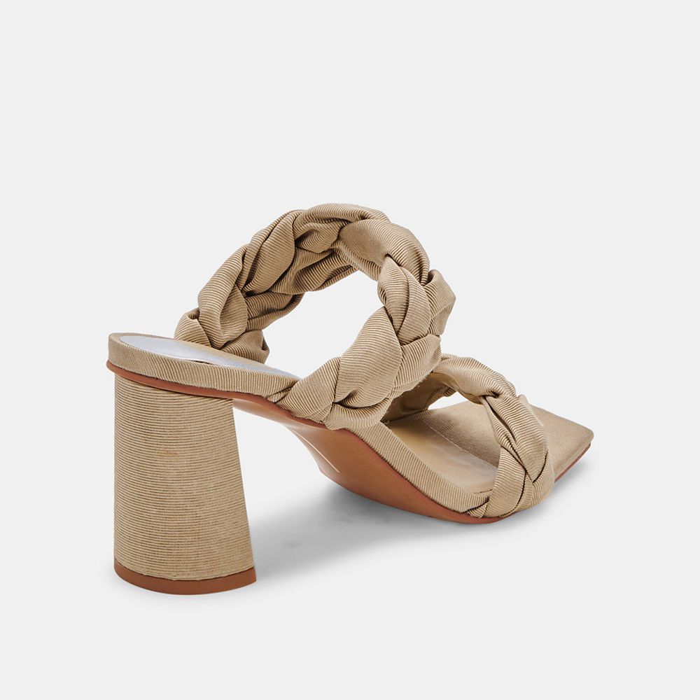 Dolce Vita Pheby Women Heels Khaki | US-354679XAB